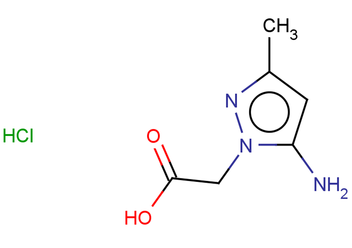 2-(5-amino-3-methyl-1H-pyrazol-1-yl)acetic acid hydrochloride