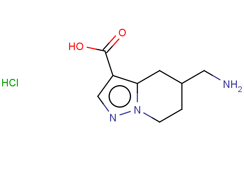 5-(aminomethyl)-4H,5H,6H,7H-pyrazolo[1,5-a]pyridine-3-carboxylic acid hydrochloride
