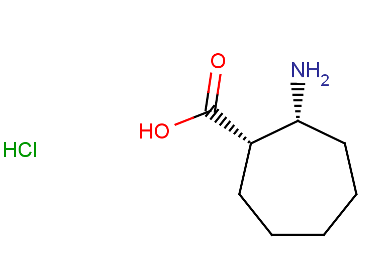rac-(1R,2S)-2-aminocycloheptane-1-carboxylic acid hydrochloride, cis