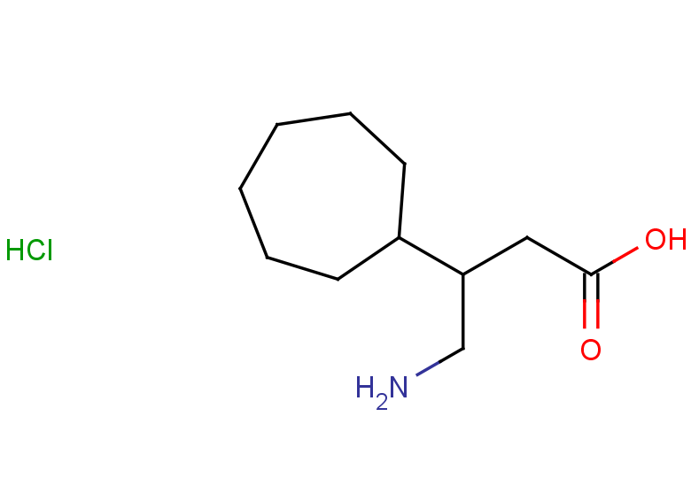 4-amino-3-cycloheptylbutanoic acid hydrochloride