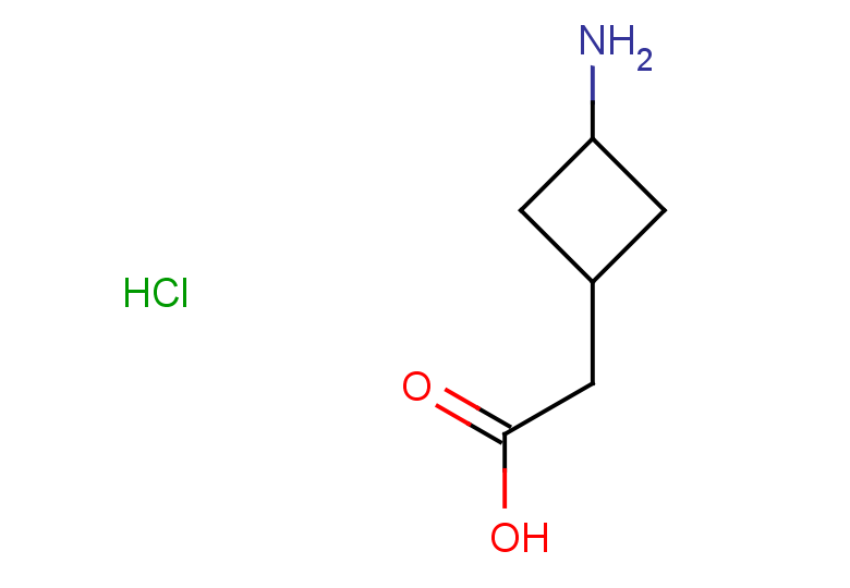 2-(3-aminocyclobutyl)acetic acid hydrochloride