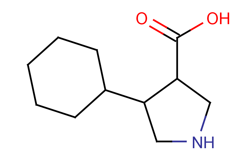 4-cyclohexylpyrrolidine-3-carboxylic acid