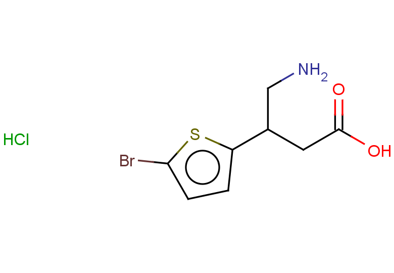 4-amino-3-(5-bromothiophen-2-yl)butanoic acid hydrochloride