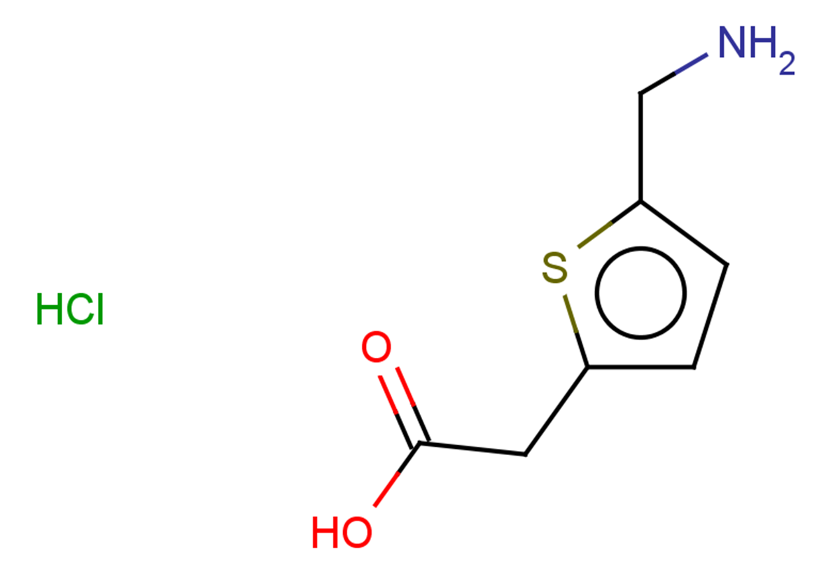 2-[5-(aminomethyl)thiophen-2-yl]acetic acid hydrochloride