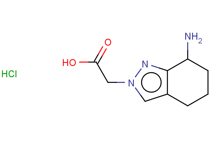 2-(7-amino-4,5,6,7-tetrahydro-2H-indazol-2-yl)acetic acid hydrochloride