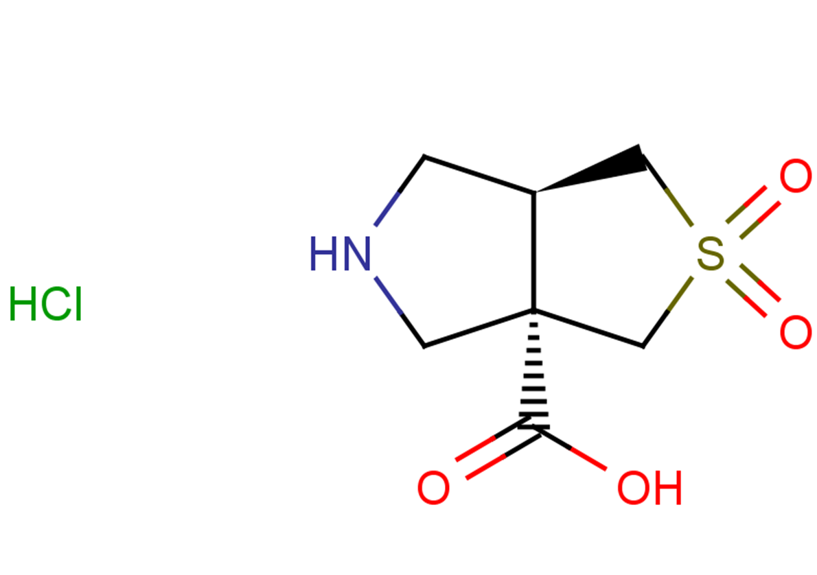 rac-(3aR,6aS)-2,2-dioxo-hexahydro-1H-2lambda6-thieno[3,4-c]pyrrole-3a-carboxylic acid hydrochloride, cis