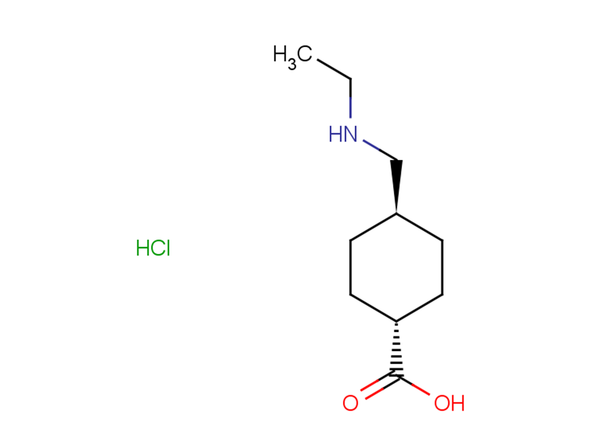 4-[(ethylamino)methyl]cyclohexane-1-carboxylic acid hydrochloride