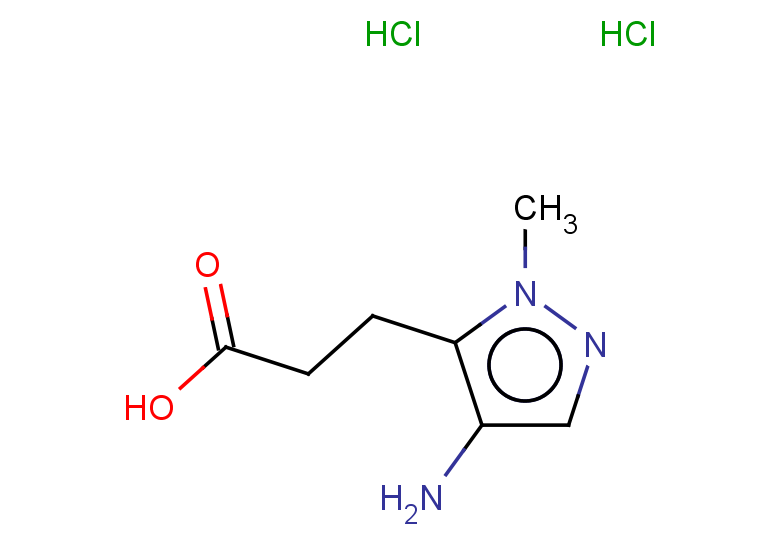3-(4-amino-1-methyl-1H-pyrazol-5-yl)propanoic acid dihydrochloride
