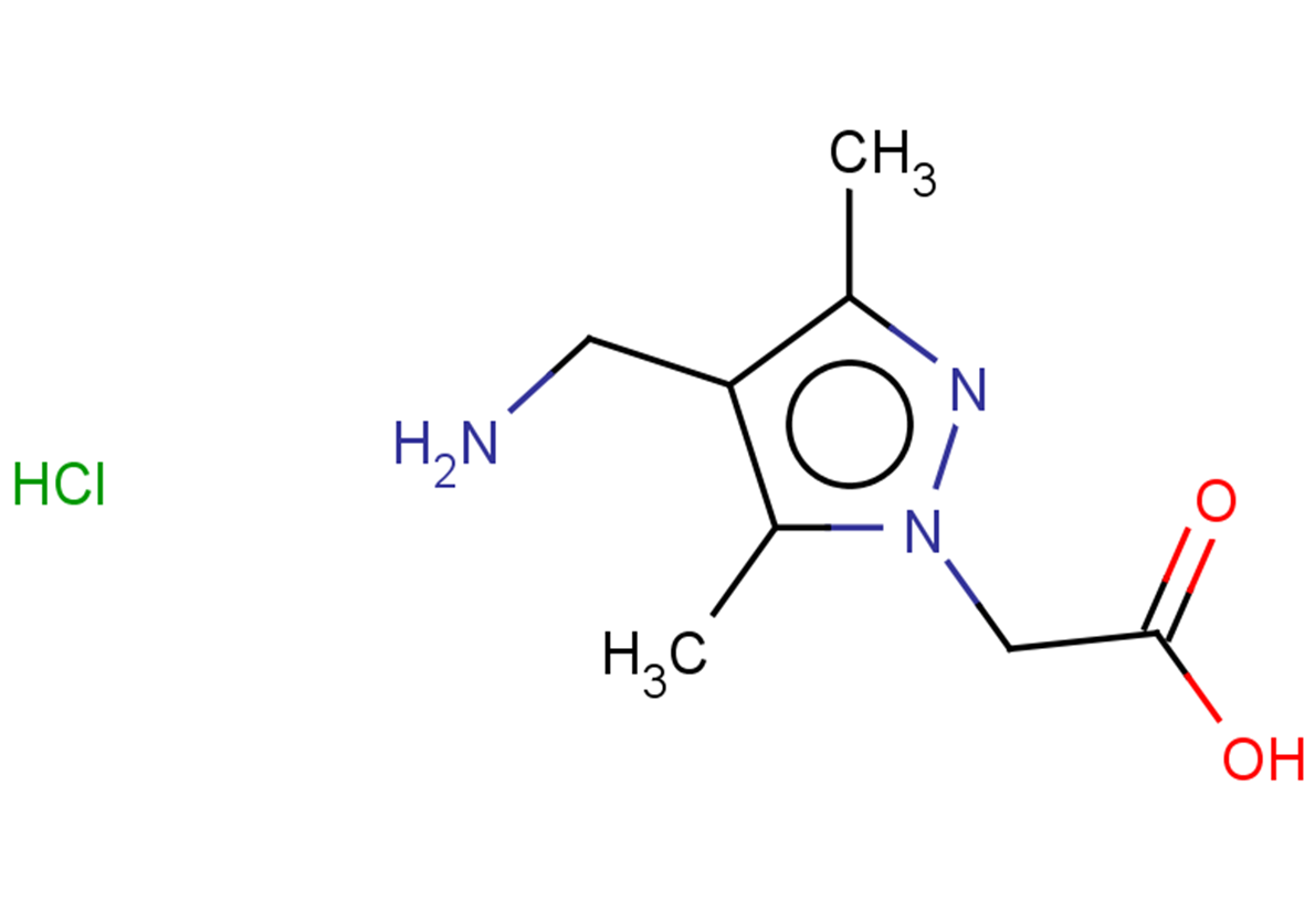 2-[4-(aminomethyl)-3,5-dimethyl-1H-pyrazol-1-yl]acetic acid hydrochloride