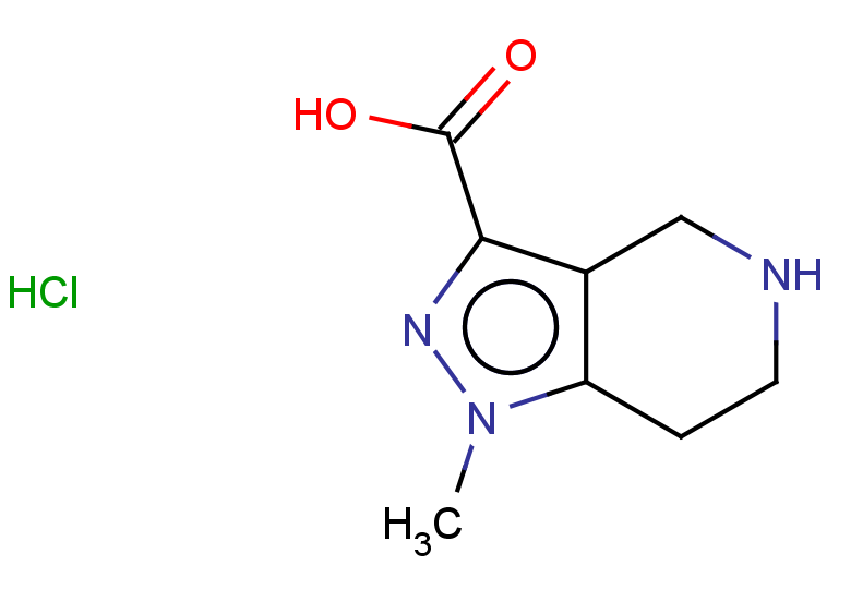 1-methyl-1H,4H,5H,6H,7H-pyrazolo[4,3-c]pyridine-3-carboxylic acid hydrochloride