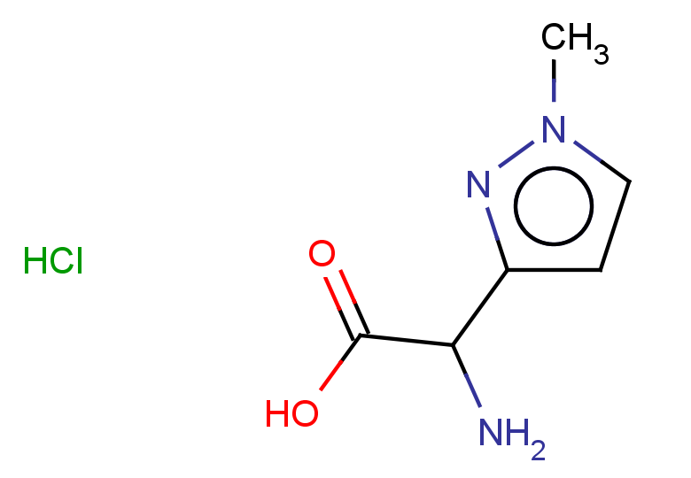 2-amino-2-(1-methyl-1H-pyrazol-3-yl)acetic acid hydrochloride