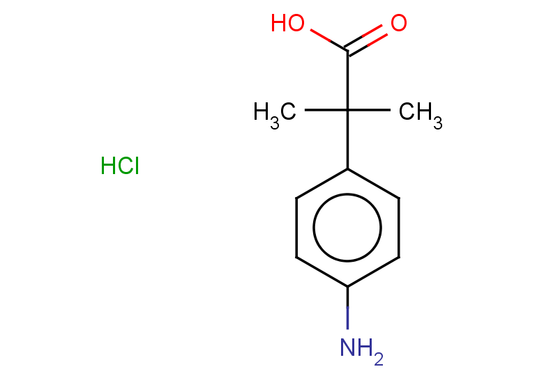 2-(4-aminophenyl)-2-methylpropanoic acid hydrochloride