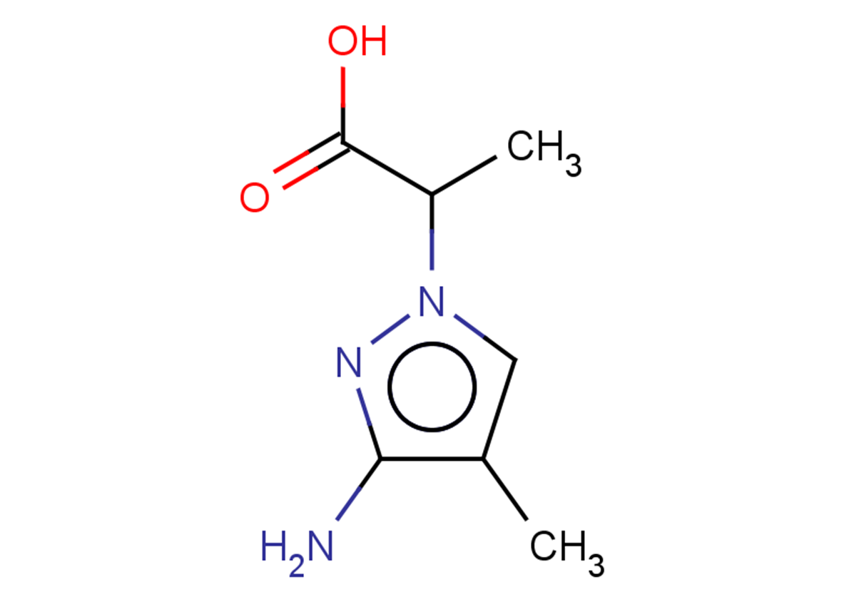 2-(3-amino-4-methyl-1H-pyrazol-1-yl)propanoic acid