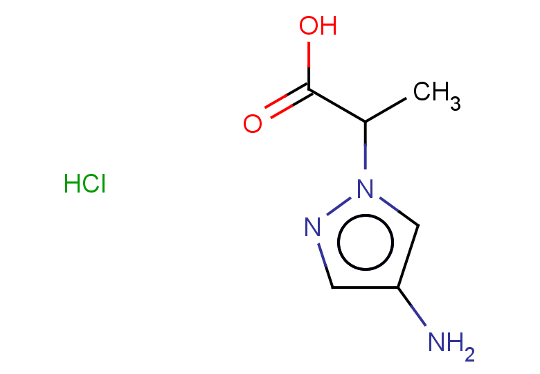 2-(4-amino-1H-pyrazol-1-yl)propanoic acid hydrochloride