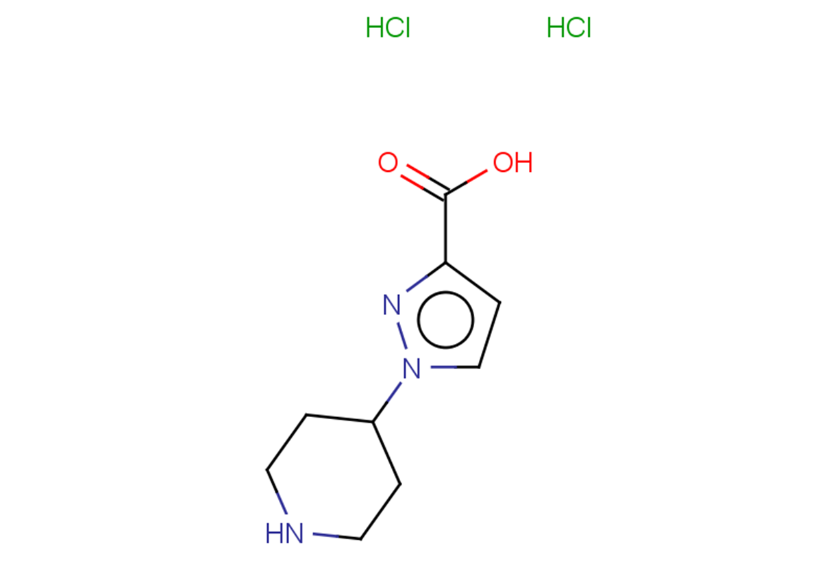 1-(piperidin-4-yl)-1H-pyrazole-3-carboxylic acid dihydrochloride