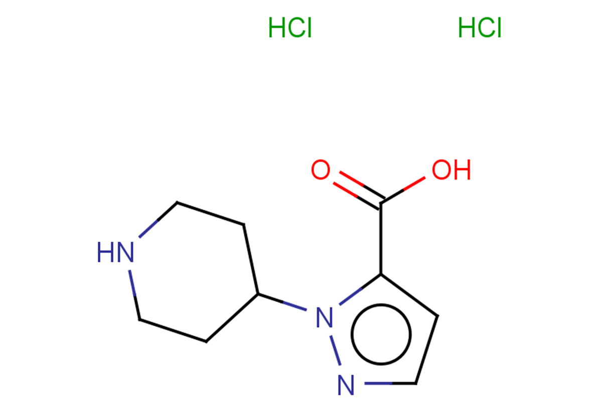 1-(piperidin-4-yl)-1H-pyrazole-5-carboxylic acid dihydrochloride
