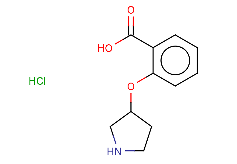 2-(pyrrolidin-3-yloxy)benzoic acid hydrochloride