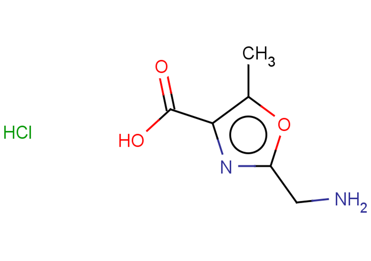 2-(aminomethyl)-5-methyl-1,3-oxazole-4-carboxylic acid hydrochloride