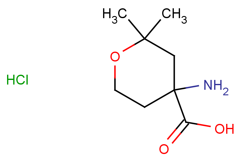 4-amino-2,2-dimethyloxane-4-carboxylic acid hydrochloride