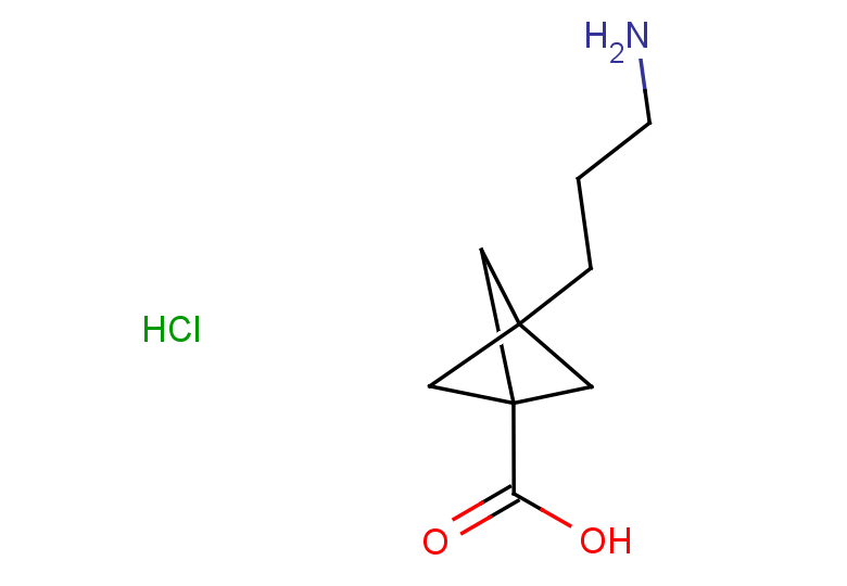 3-(3-aminopropyl)bicyclo[1.1.1]pentane-1-carboxylic acid hydrochloride