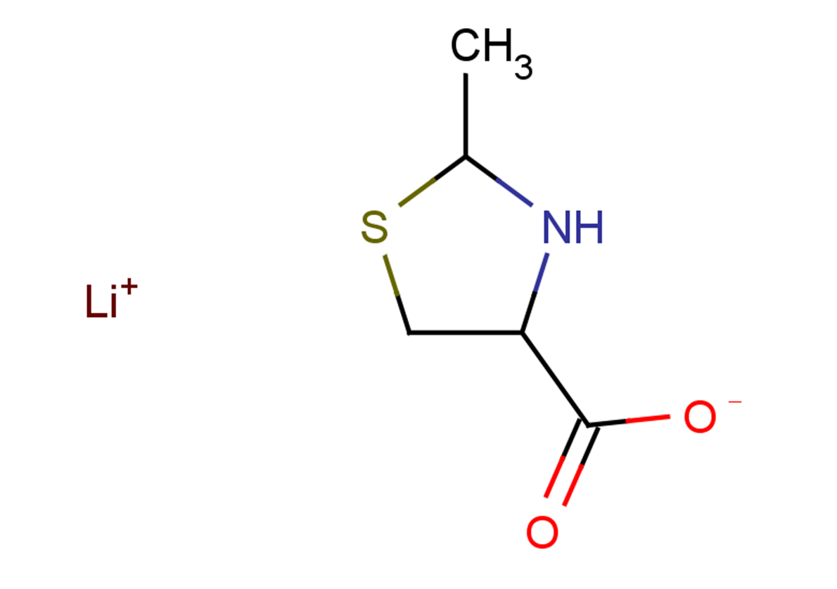lithium(1+) 2-methyl-1,3-thiazolidine-4-carboxylate, Mixture of diastereomers