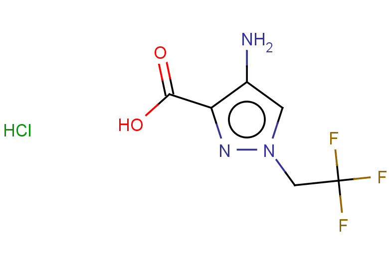 4-amino-1-(2,2,2-trifluoroethyl)-1H-pyrazole-3-carboxylic acid hydrochloride