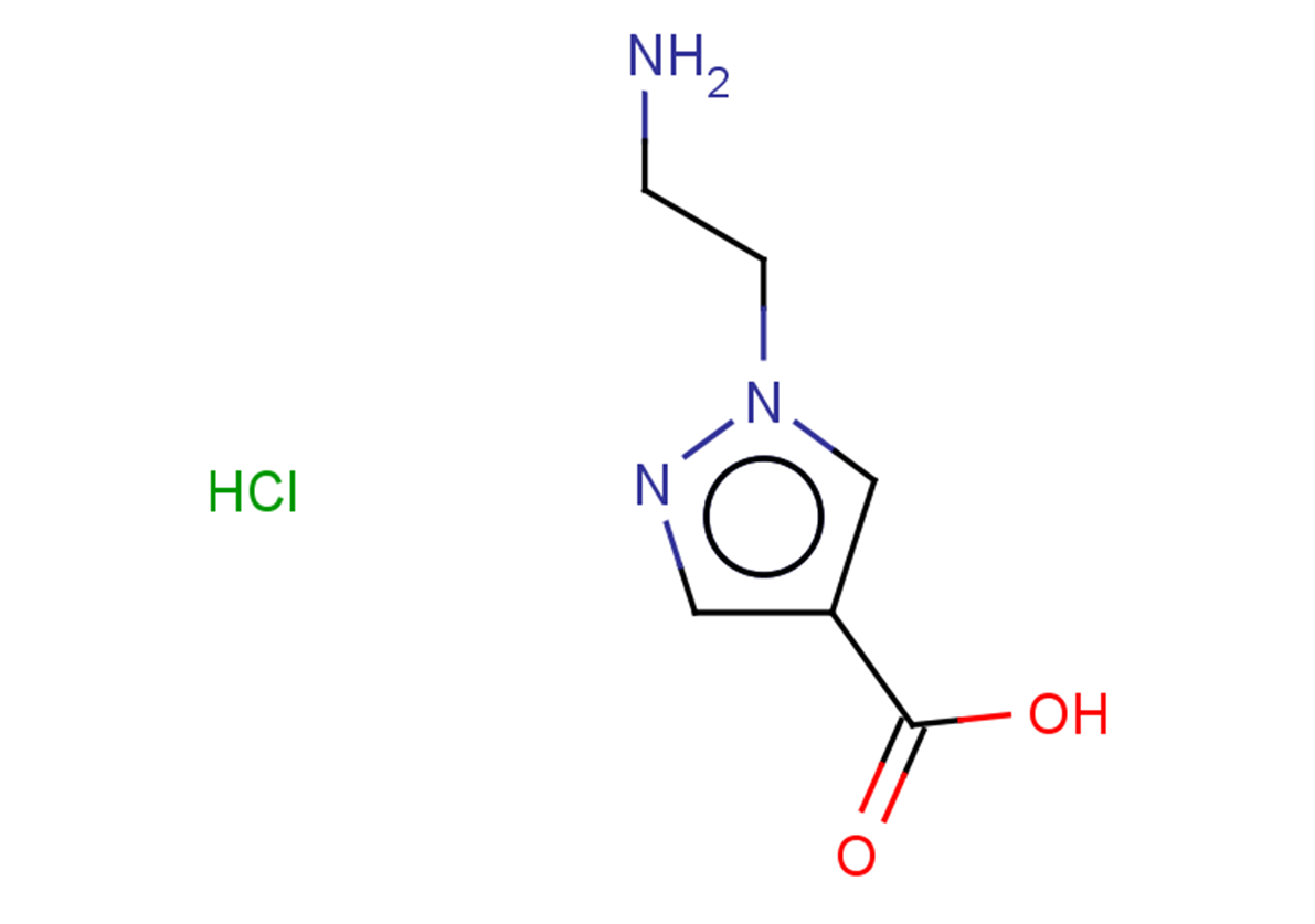 1-(2-aminoethyl)-1H-pyrazole-4-carboxylic acid hydrochloride