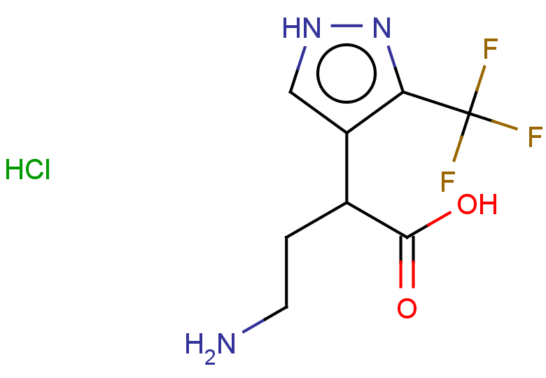 4-amino-2-[3-(trifluoromethyl)-1H-pyrazol-4-yl]butanoic acid hydrochloride