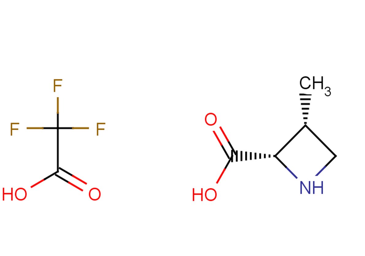 rac-(2R,3S)-3-methylazetidine-2-carboxylic acid, trifluoroacetic acid, cis