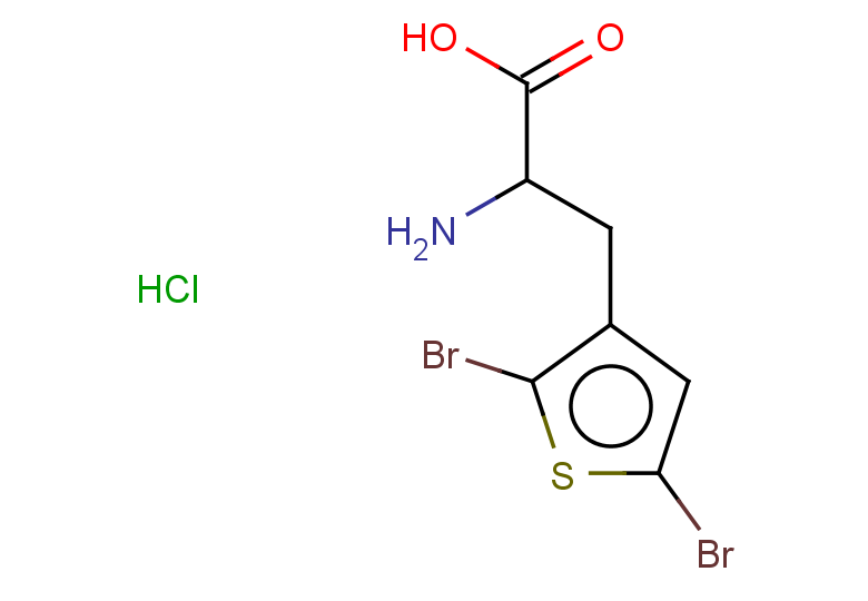 2-amino-3-(2,5-dibromothiophen-3-yl)propanoic acid hydrochloride