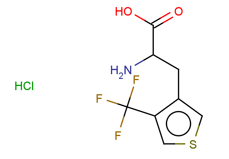 2-amino-3-[4-(trifluoromethyl)thiophen-3-yl]propanoic acid hydrochloride