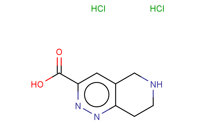 5H,6H,7H,8H-pyrido[4,3-c]pyridazine-3-carboxylic acid dihydrochloride