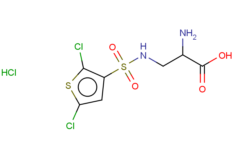 2-amino-3-(2,5-dichlorothiophene-3-sulfonamido)propanoic acid hydrochloride