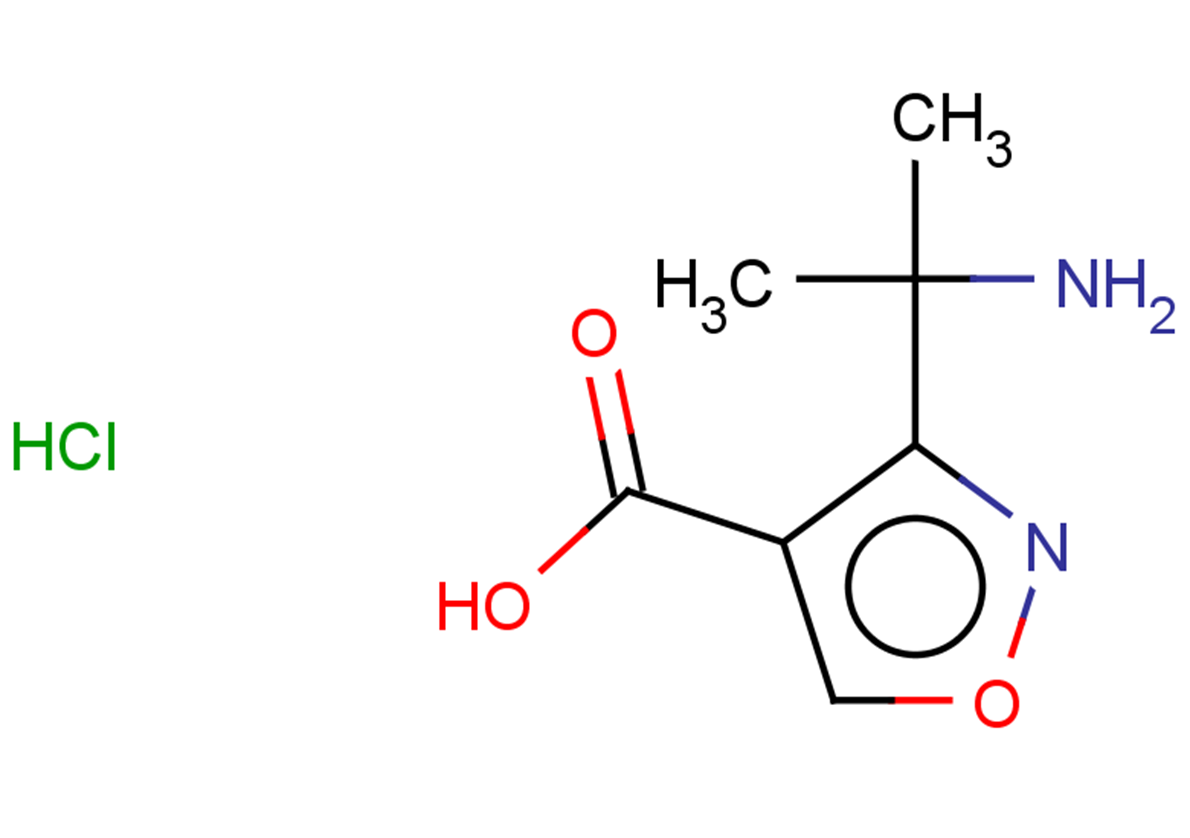 3-(2-aminopropan-2-yl)-1,2-oxazole-4-carboxylic acid hydrochloride