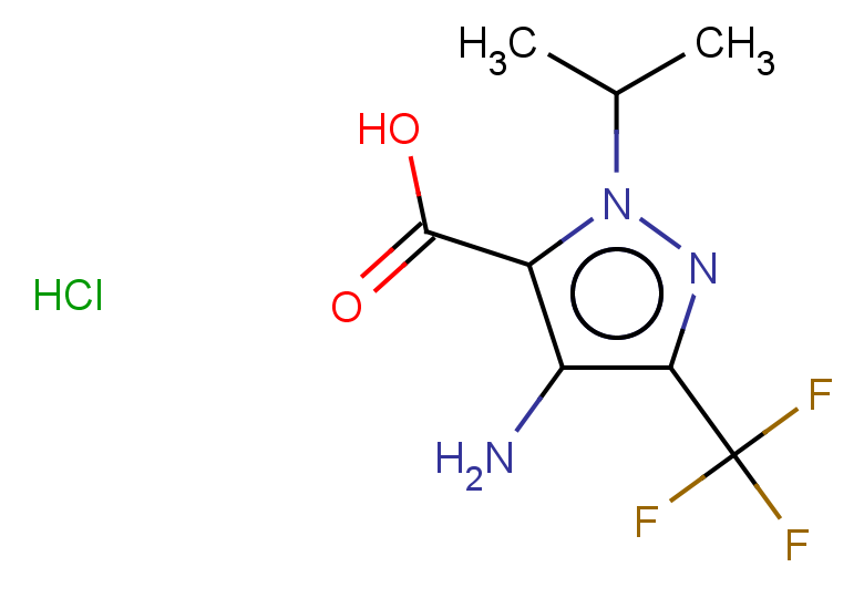 4-amino-1-(propan-2-yl)-3-(trifluoromethyl)-1H-pyrazole-5-carboxylic acid hydrochloride