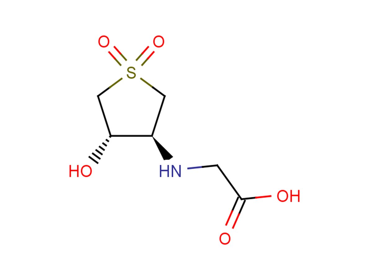 rac-2-{[(3R,4R)-4-hydroxy-1,1-dioxo-1lambda6-thiolan-3-yl]amino}acetic acid, trans