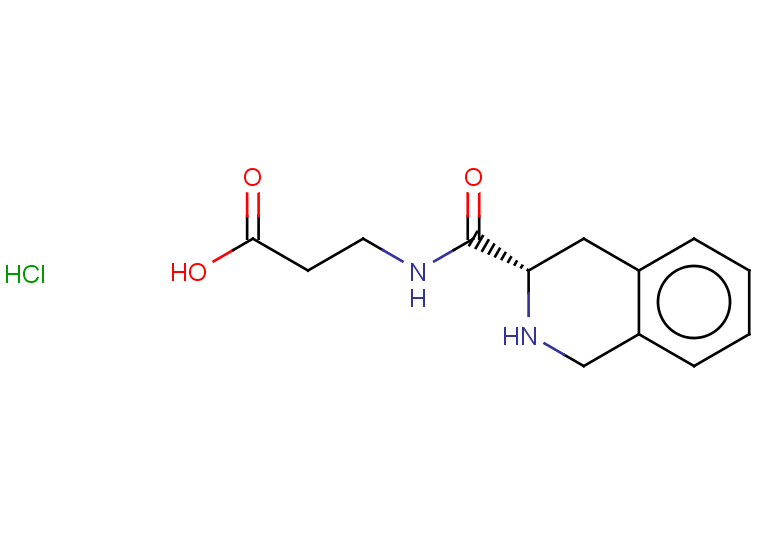 3-[(3S)-1,2,3,4-tetrahydroisoquinolin-3-ylformamido]propanoic acid hydrochloride