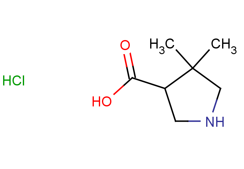 4,4-dimethylpyrrolidine-3-carboxylic acid hydrochloride