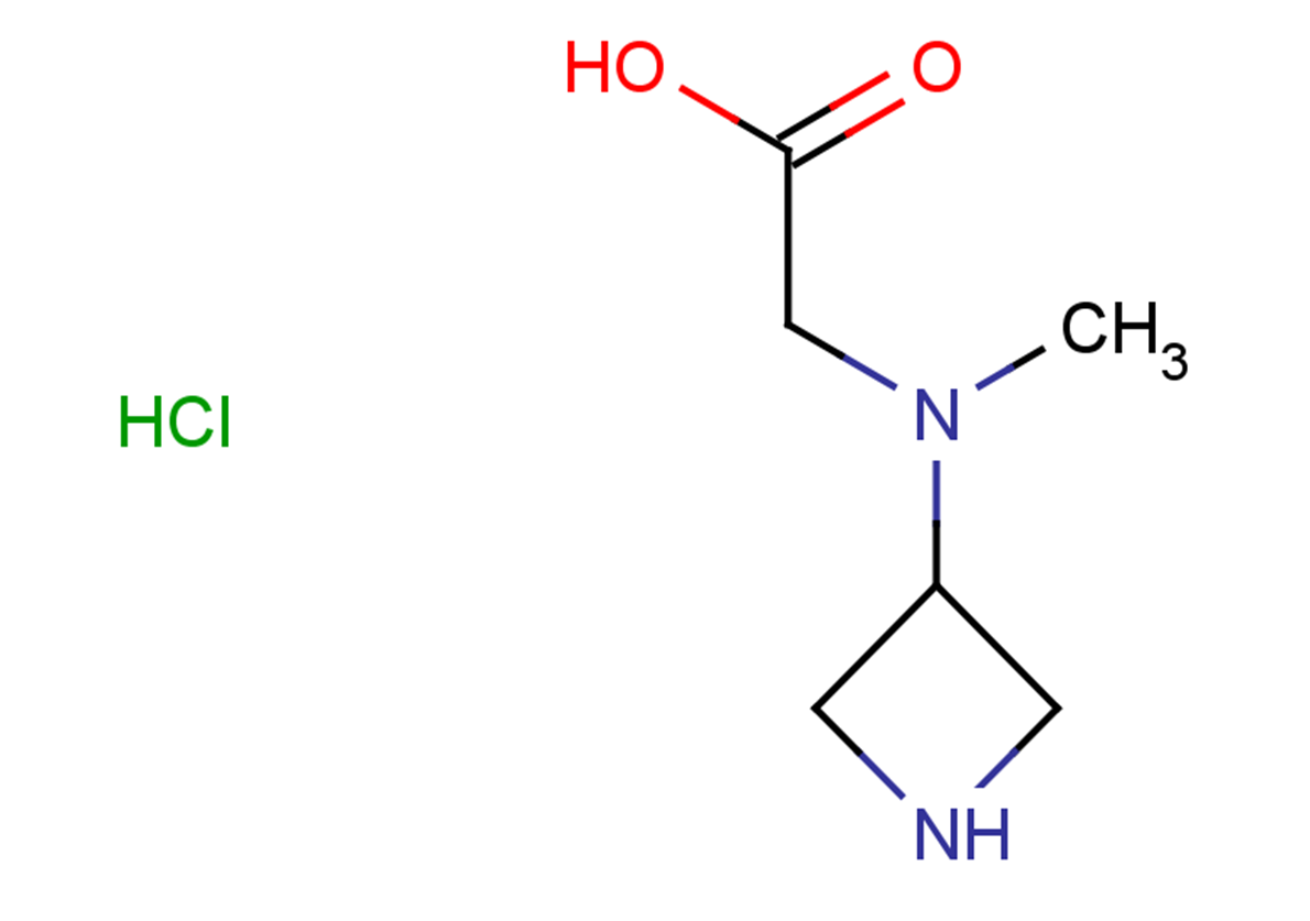 2-[(azetidin-3-yl)(methyl)amino]acetic acid hydrochloride