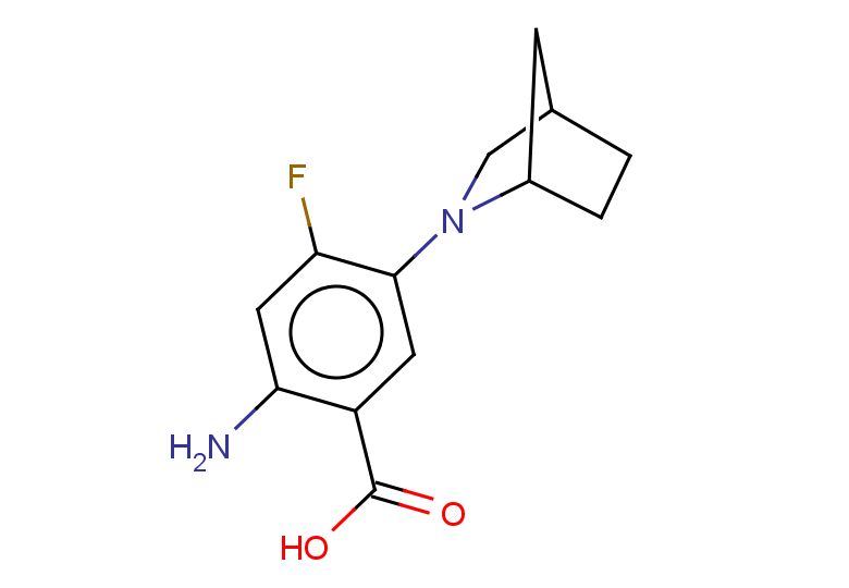 2-amino-5-{2-azabicyclo[2.2.1]heptan-2-yl}-4-fluorobenzoic acid