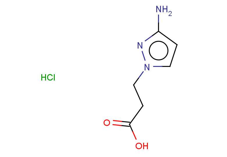 3-(3-amino-1H-pyrazol-1-yl)propanoic acid hydrochloride