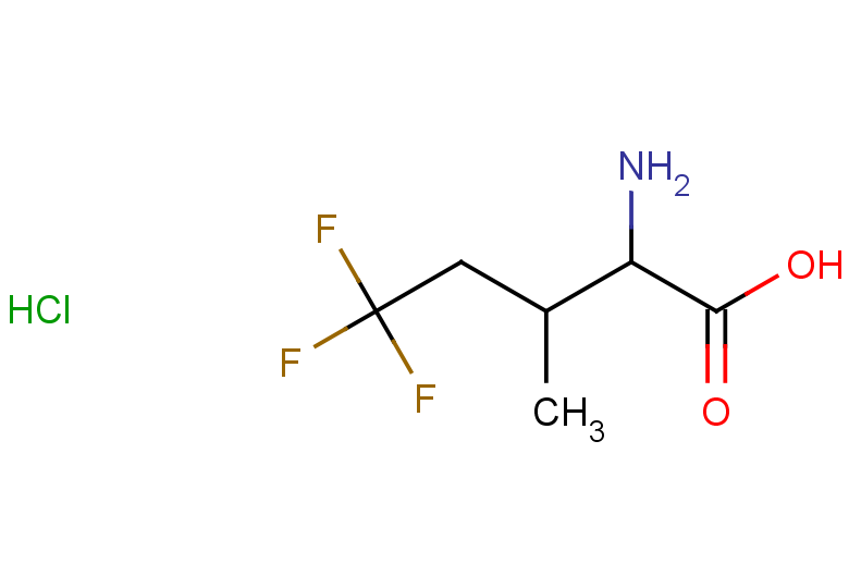 2-amino-5,5,5-trifluoro-3-methylpentanoic acid hydrochloride