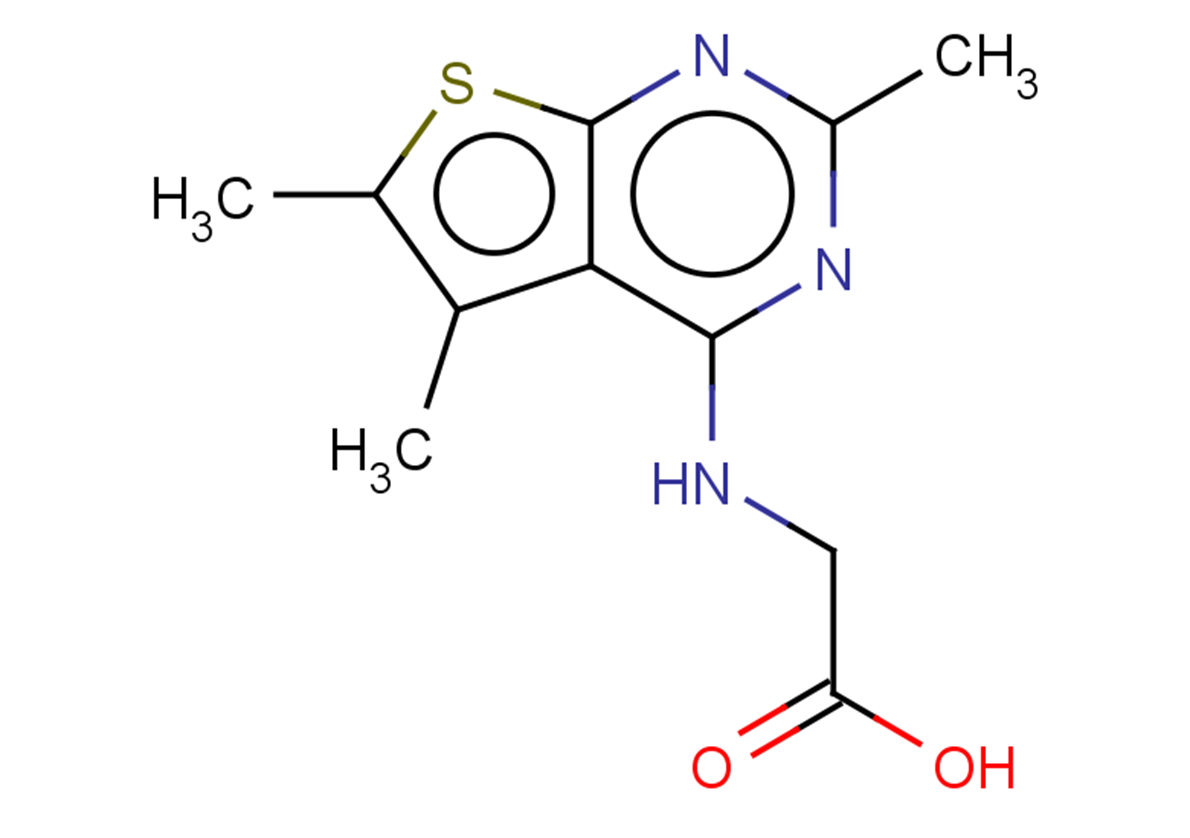 2-({trimethylthieno[2,3-d]pyrimidin-4-yl}amino)acetic acid