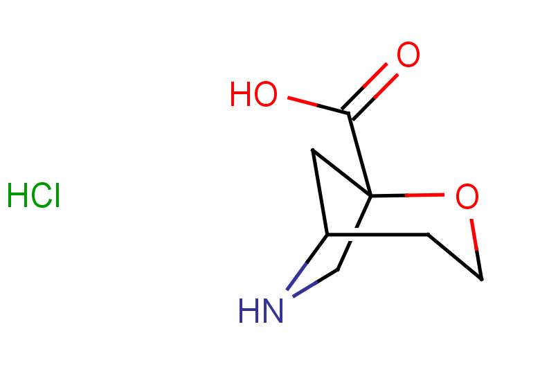 2-oxa-6-azabicyclo[3.2.1]octane-1-carboxylic acid hydrochloride