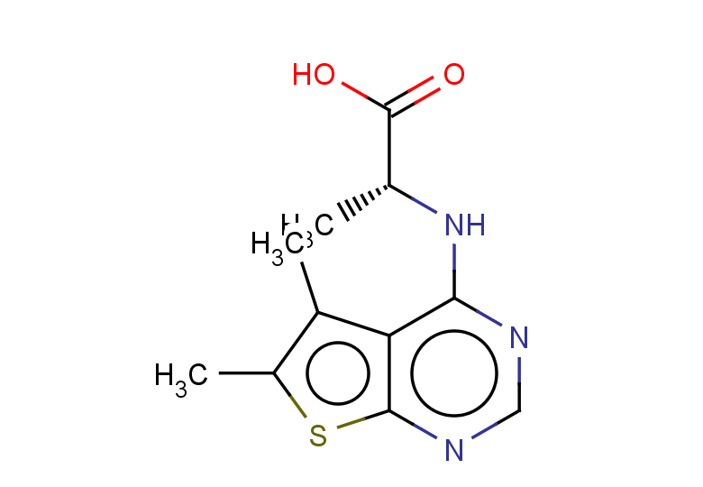rel-(2R)-2-({5,6-dimethylthieno[2,3-d]pyrimidin-4-yl}amino)propanoic acid