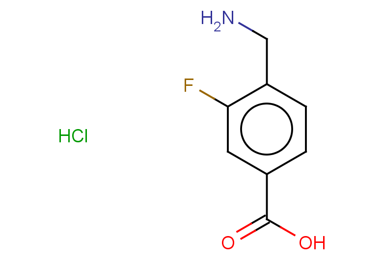 4-(aminomethyl)-3-fluorobenzoic acid hydrochloride