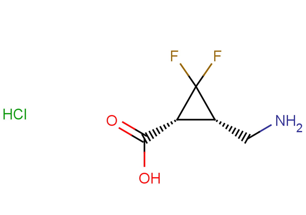 (1R,3S)-3-(aminomethyl)-2,2-difluorocyclopropane-1-carboxylic acid hydrochloride