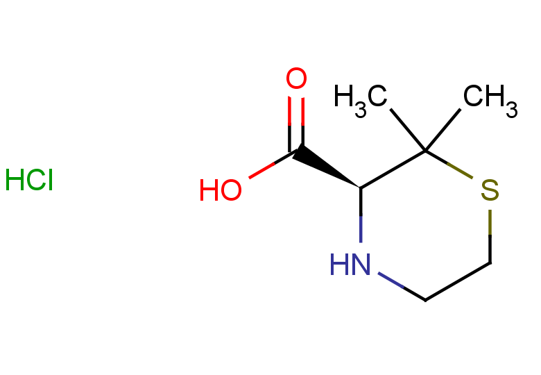 (3S)-2,2-dimethylthiomorpholine-3-carboxylic acid hydrochloride