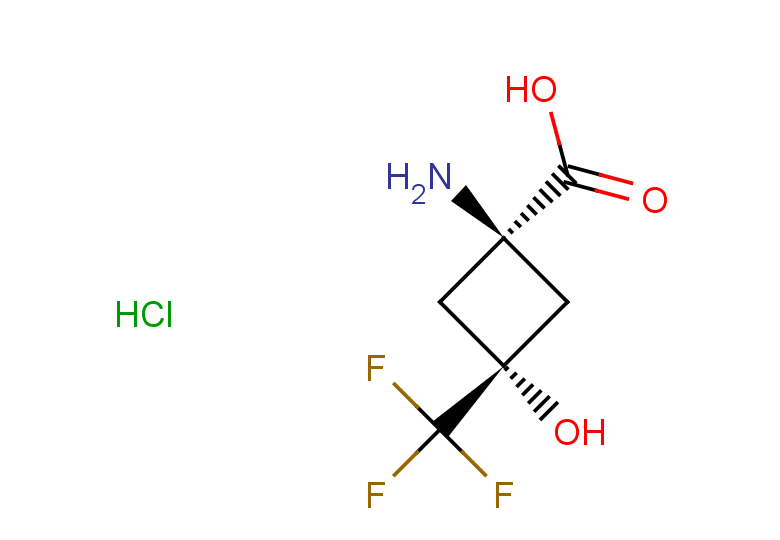 1-amino-3-hydroxy-3-(trifluoromethyl)cyclobutane-1-carboxylic acid hydrochloride