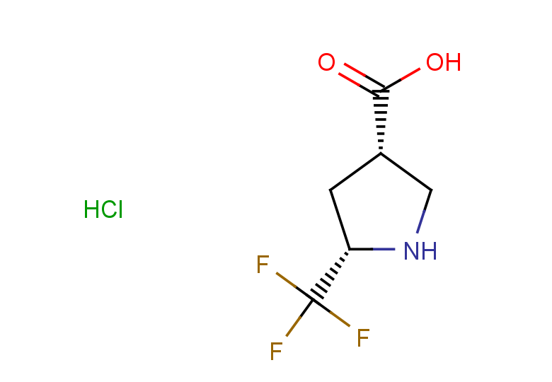 (3S,5S)-5-(trifluoromethyl)pyrrolidine-3-carboxylic acid hydrochloride